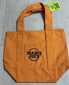 【オレンジ】TRADER JOE'S トートバッグ
