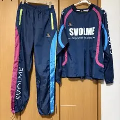 スボルメ SVOLME ピステ 上下セット M ネイビー