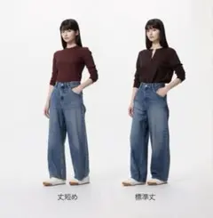 UNIQLO バギーカーブジーンズ