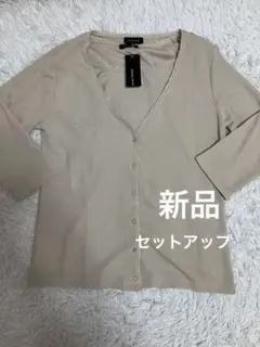 新品未使用タグ付き　Jesse Jane 五分袖カーディガン　セットアップ　Ｌ