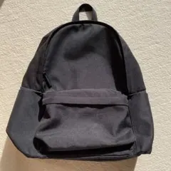 無印良品 肩の負担を軽くする 撥水リュックサック 黒