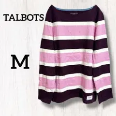 ✦美品✦TALBOTS ストライプ柄長袖Tシャツ 【MP】 ボーダー 海外古着