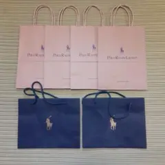 ラルフローレン ショップ袋 2種 6枚セット