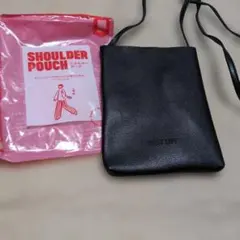 ショルダーポーチ ブラック
