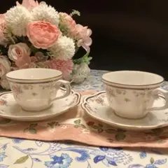 Noritake ノリタケのティーカップ・ソーサー 2個セット