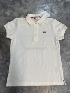 【美品】ジャックバニー 半袖ポロシャツ レディース Sゴルフウェア ホワイト