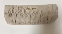Francfranc ペンポーチ　 ペンケース ギャザー　フランフラン