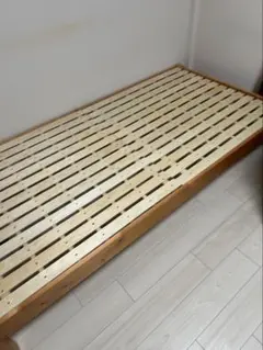 木製フレーム　木製スノコベッド　シングルサイズ
