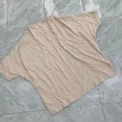 LEPSIM ドルマンスリーブ 半袖カットソー ベージュ Mサイズ シンプル