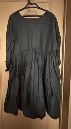 KBF ブラック チュニック 五分袖