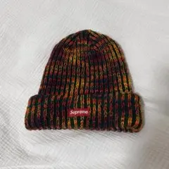 supreme rainbow loose gauge beanie
