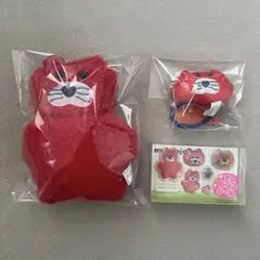 新品　mojojojo 赤ねこ　3点セット
