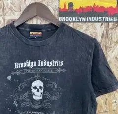 BROOKLYN INDUSTRIES 半袖シャツ スカル ダメージデザイン