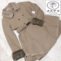 axes femme アクシーズファム ドレスコート 姫 コート