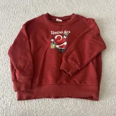 BREEZE サンタ刺繍 トレーナー 120