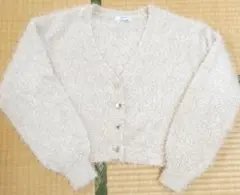 フワフワニットカーディガン