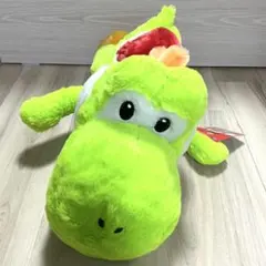 スーパーマリオ 特大サイズ クタッと ぬいぐるみ ヨッシー 緑色 グリーン