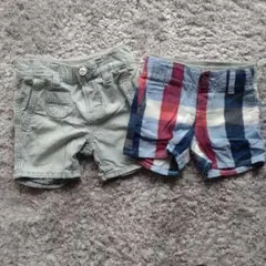 babyGap　ハーフパンツ2枚セット　サイズ80cm