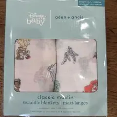 Disney Baby aden + anais おくるみ 2枚セット　アリエル