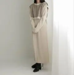 LOWRYS FARMローリーズファーム　ニットワンピース