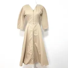 【新品】 NYMPH ニンフ 羽織 ロングワンピース 無地のサムネイル