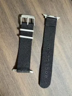 美品 ダニエルウェリントン アップルウォッチバンド メッシュ NATO ブラック