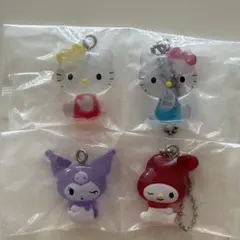 サンリオ 仲良しドロップチャーム 2種セット マイメロ クロミ キティ ミミィ