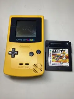 ゲームボーイカラー イエロー 本体 + カブトバージョン