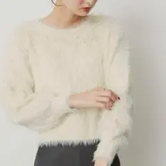 sence of place クルーネック フェザーセーター ふわふわ セーター