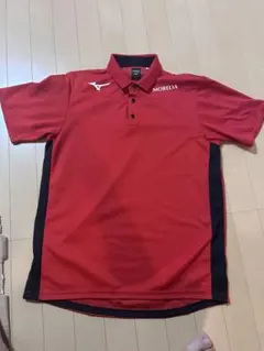 MIZUNO MORELIA ポロシャツ ミズノ モレリア 赤 レッド黒のサムネイル