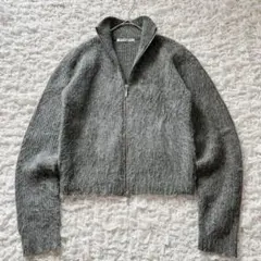 ビューティアンドユース シャギー モヘヤ スタンドジップカーディガン アローズ