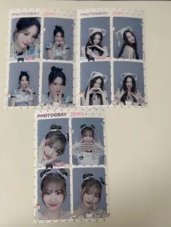 TWICE PHOTOGRAY 4カットフォトカード ミナ サナ モモ プリクラ