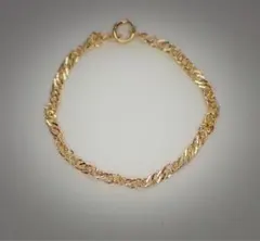 コ*ー様 K18 18金 イエローゴールド スクリューチェーン0.9mm