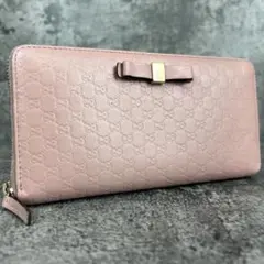 グッチ 折り財布 GGキャンバス GG ラウンドファスナー コンパクト