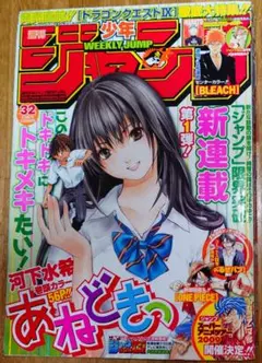 週刊少年ジャンプ 2009年 32号 河下水希 新連載 あねどきっ表紙