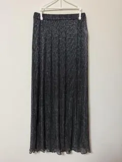 FREAKS STORE，シアーラメ プリーツスカート　ウエストゴム