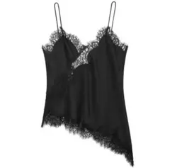 ZARA ZW COLLECTION レーストリム キャミソール ブラック - メルカリ