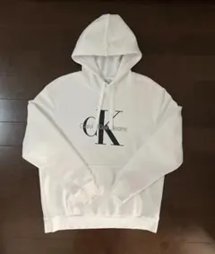 Calvin Klein 裏起毛 パーカー プルオーバーフーディー S