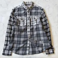 HILFIGER DENIM チェックシャツ　ネルシャツ　ロゴ刺繡◆7911のサムネイル