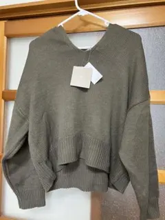 新品未使用mil☆ニットパーカー xs chiii 低身長