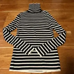 UNIQLO タートルネックセーター L ボーダー