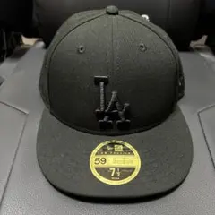 LP 59FIFTYロサンゼルス・ドジャース ブラック✖️ブラック7 1/2