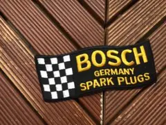 【70's BOSCH プラグ ワッペン】ビンテージ ボッシュ ホットロッド