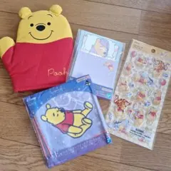 くまのプーさん　セット　ディズニープレゼントぷくぷく シール付き