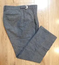 【良品】SAXON EMINENTO メンズ スラックス グレー Mサイズ 秋冬