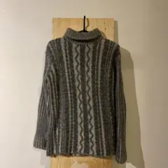 タートルネック ニット