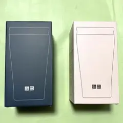 【ピンク、ネイビー】ユニクロ　ステンレスボトル　2個セット　ノベルティ　感謝祭