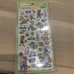 新品ズートピア ボンボンドロップシール
