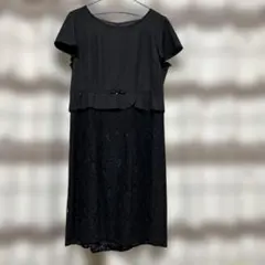 レディースワンピース　黒 半袖