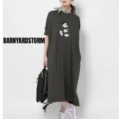 極美品◎バンヤードストーム　ミッキーマウス　ビックシルエット　ワンピース